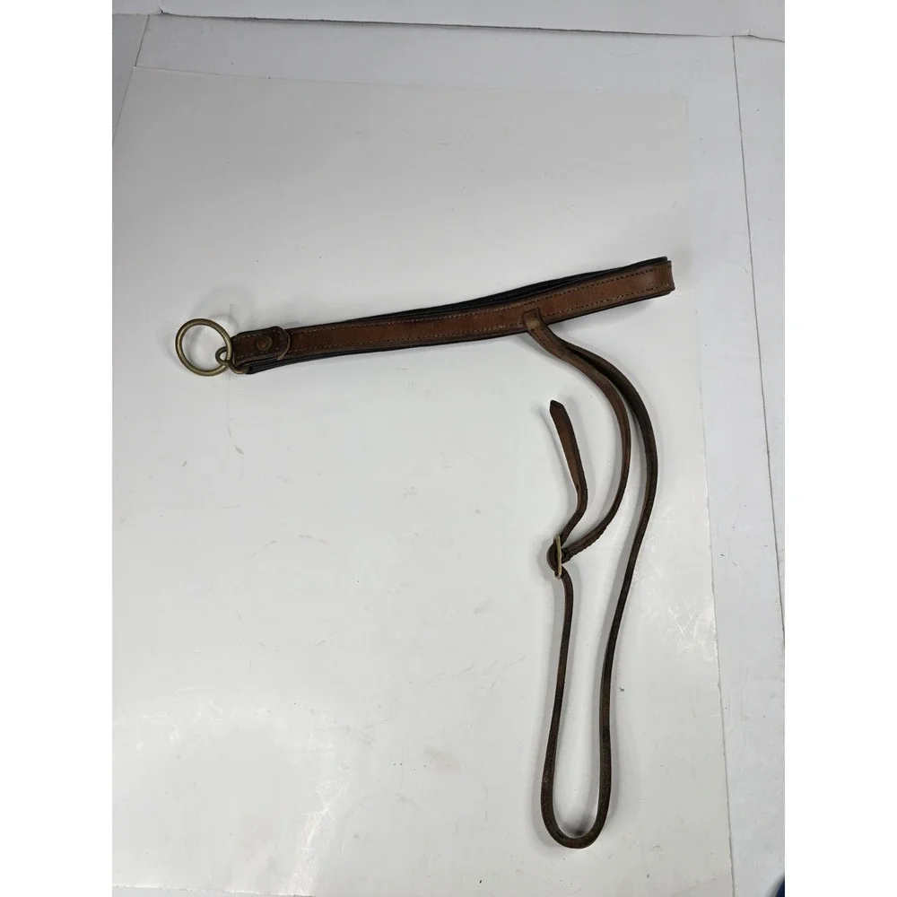 Vintage Turf Single Ear Leather Western Headstall with D Ring Snaffle‎